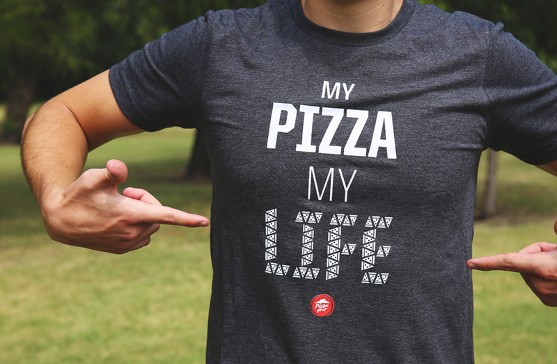 Note: This shirt *should* read “My pizza, my choice.” Then maybe we’d buy it.